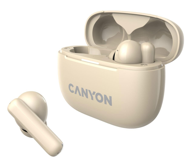 CANYON OnGo TWS-10 ANC+ENC Beżowe CNS-TWS10BG - 1261523 - zdjęcie 2